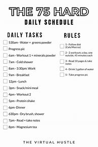Image result for 75 Day Hard Challenge Diet Examples