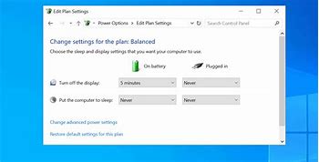 Image result for Recommended Power and Sleep Settings