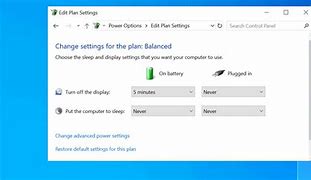 Image result for HP Power Settings