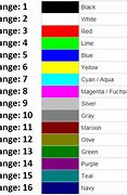 Image result for Basic Color Palette