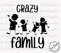 Image result for Crazy Family SVG
