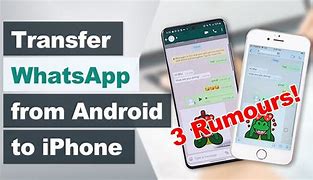 Image result for Transferring Whats App From Android to iPhone