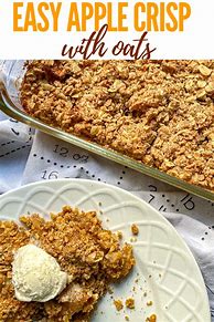 Image result for Apple Crisp Recipe with Oats