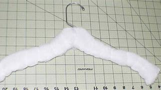 Image result for How to Make Padded Trouser Coat Hangers
