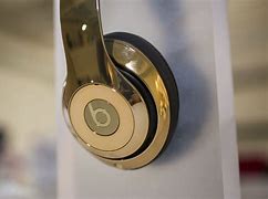 Image result for Beats Wireless Headphones with Call Button Gold