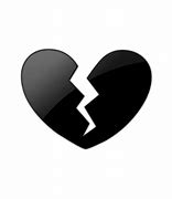 Image result for Broken Heart Clip Art Black and White