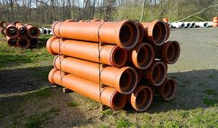 Image result for Perforated Clay Drainage Pipe