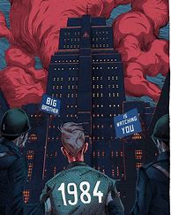 Image result for George Orwell 1984 Illustrations