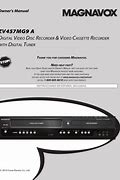 Image result for Magnavox DVD/VCR Combo Manual