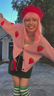 Image result for Dollskill Strawberry Costume Bodysuit
