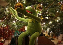 Image result for Kermit the Frog Merry Christmas