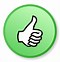 Image result for Thumbs Up Outline Green