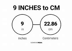 Image result for 9 Nches to Cm