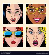 Image result for Pop Art Woman Portrait