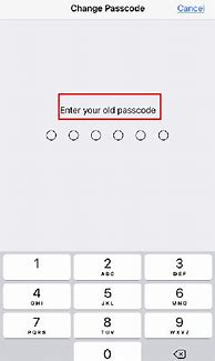 Image result for iOS Enter Old Passcode