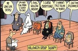 Image result for Funny Halloween Characters Working