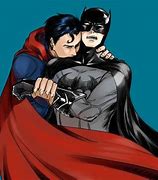 Image result for Superman Hugs Batman