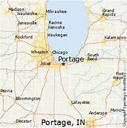 Image result for Portage Indiana Map
