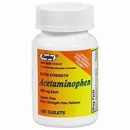 Image result for Acetaminophen 500 Mg Tablet