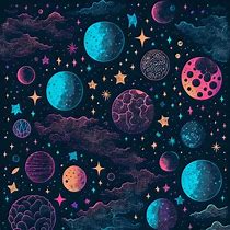 Image result for Pastel Galaxy Pattern