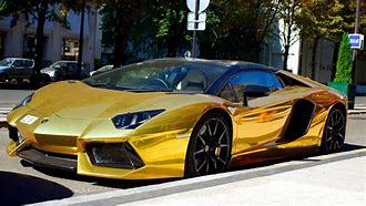 Image result for Cool Gold Cars Lamborghini