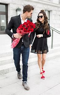 Image result for couple red dress valentine day