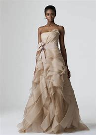 Image result for Beige Wedding Gown