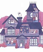 Image result for Haunted House Cartoon Game