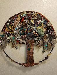 Image result for Art From Old Jewelry