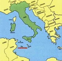 Image result for Lampedusa Italy World Map