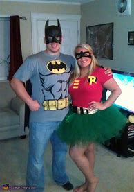 Image result for Batman and Robin Couple Costume
