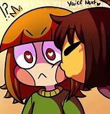 Image result for Frisk X Chara Kiss