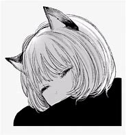 Image result for Black and White Anime Girl PFP 1080X1080