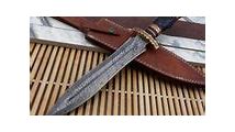 Image result for Damascus Steel Hunting Knife