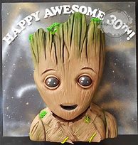 Image result for Baby Groot Birthday Cake