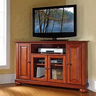 Image result for Cherry Corner TV Stand 48 Inch