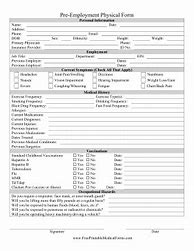 Image result for Example of How to Fill Out a Physical Form for Nursing Employment