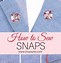 Image result for Snaps for Sewing