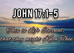 Image result for John 17:1-5