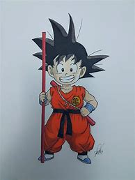 Image result for Goku as a Kid Drawing