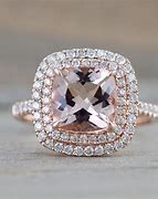 Image result for Pink Diamond Rings On Rose Gold