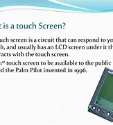 Image result for What Is Touch Screen
