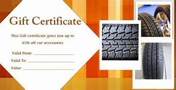 Image result for Mechanic Gift Certificate Template