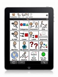 Image result for iPad with Proloquo2Go