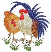 Image result for Chicken Embroidery Designs