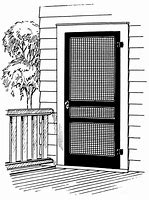 Image result for Screen Door Cartoon