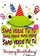 Image result for Sapo Verde to You