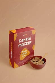 Image result for Cereal Box Mockup