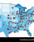 Image result for Division 2 College Football Map