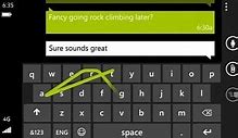 Image result for windows 10 mobile word flow keyboard